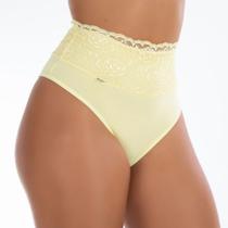 Calçola de Algodão Egípcio com Barra Renda Forrada e Cavada nas Costas (FIO)