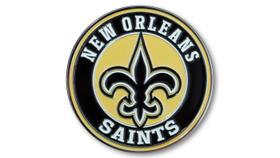 Calcomanía FANMATS New Orleans Saints NFL Metal 3D Emblema del Equipo
