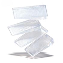 Calços de plástico transparentes, pacote com 4, resistentes, antiderrapantes e para nivelamento Calços de plástico transparentes, pacote com 4, resistentes, antiderrapantes e para nivelamento