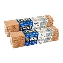 Calços Nelson Wood Shims, compósito de 8 polegadas, pacote com 2 (24 calços)