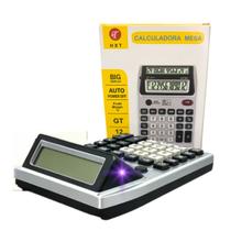 Calculador de Mesa 12 Digitos Detector Nota Falsa 2 Telas