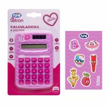 Calculadora 8 Digitos Com Energia Solar E Cartela De Adesivo