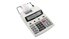 Calculadora bobina Elgin MR 6125 cor branco Calculadora bobina Elgin MR 6125 cor branco