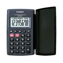 Calculadora Casio de bolso, visor XL, 8 dígitos e deslig. Automático HL-820LV-BK