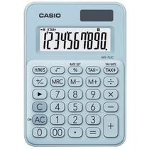 Calculadora Casio de Mesa Mini 10 Dígitos Azul Claro