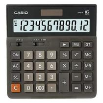 Calculadora Casio DH-16-BK-W-DP / 16 Digitos - Cinza / Preto