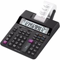 Calculadora Casio HR-100RC Preta Com Bobina para Impressão em 2 Cores Bivolt Reimpressão Segunda Via