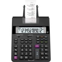 Calculadora Casio HR-150RC Preta Com Impressora Bobina Impressão em 2 Cores Bivolt Reimpressão 2ª Via