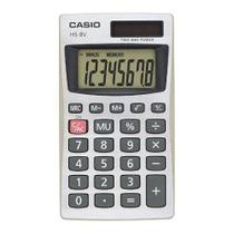 Calculadora Casio HS8VA - 8 Dígitos com Bateria Solar