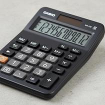 Calculadora Casio Mx12b Mesa 12 Dígitos Preto Original Preto