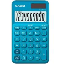 Calculadora Casio SL-310UC Azul de Bolso Pequena 10 Dígitos Visor Grande Cálculo de Taxa SL310UC