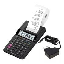 Calculadora Cassio c/ bobina e fonte HR-8RC Preto Calculadora Cassio c/ bobina e fonte HR-8RC Preto