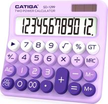 Calculadora CATIGA SD-1299 Interruptor mecânico LCD de 12 dígitos Calculadora CATIGA SD-1299 Interruptor mecânico LCD de 12 dígitos