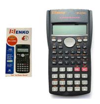 Calculadora Científica Benko 240 Funções Display 2 Linhas