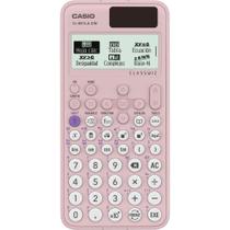Calculadora Científica Casio FX-991LACW ClassWiz Rosa 550 Funções Display HD QR Code