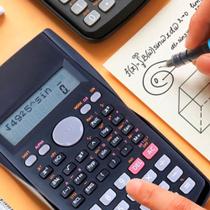 Calculadora Científica com 240 Funções e Display de 2 Linhas + capa