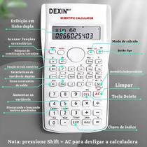 Calculadora Cientifica Com 240 Funções Escolar 12 Digitos