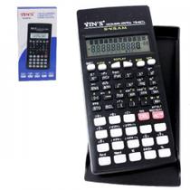 Calculadora Científica Com Capa 12 Dígitos Faculdade Escola 8x16 Cm YS-82TL/0033 - Yins