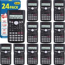 Calculadora Científica YesBes Kit com 24 Unidades 240 Funções 2 Linhas Calculadora Científica YesBes Kit com 24 Unidades 240 Funções 2 Linhas