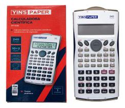 Calculadora Científica Yins YP7308 12 Dígitos 16x8cm