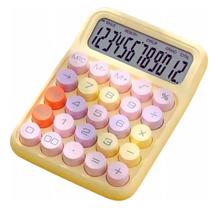 Calculadora Colorida Super Premium Tecla Mecânica Alta Durabilidade Retrô