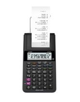 Calculadora com Bobina Casio Hr-8Rc-Bk Preta 12 Díg Adaptador Bivolt Incluso