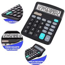 Calculadora Com Display Média Pequena Preta - Kaka-837B