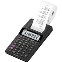 Calculadora com Impressora Casio HR-8RC 12 Dígitos Display LCD Bivolt Preta com Fonte