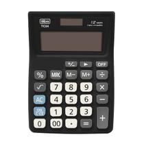 Calculadora de Bolso 12 Dígitos Grande TC04 Preta