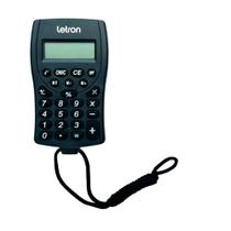 Calculadora De Bolso 8 Dig.Preta C/Cordao E Bateria