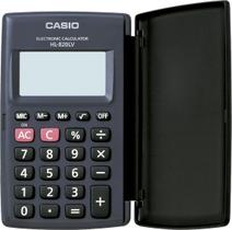 Calculadora De Bolso 8 Dígitos Hl820Lvbks4Dh Preta, Tampa