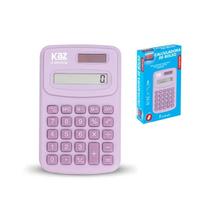 Calculadora de Bolso 8 Dígitos Kaz - Azul e Lilás