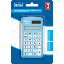 Calculadora de Bolso 8 Dígitos Pequena Azul Tilibra