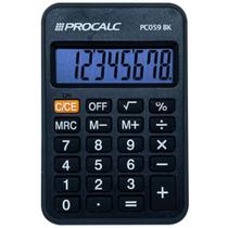 Calculadora de Bolso 8 Digitos Preta