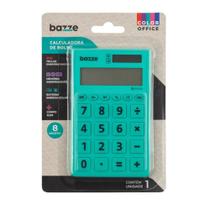 Calculadora de Bolso Bazze Mini B3408 Azul