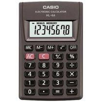 Calculadora de Bolso Casio, 8 dígitos HL-4A-S4-DP Preta