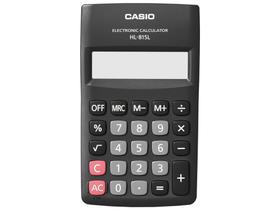 Calculadora de Bolso Casio 8 Dígitos - HL-815L Preta