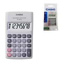 Calculadora De Bolso Casio Branco Visor Grande HL-815L-WE Calculadora De Bolso Casio Branco Visor Grande HL-815L-WE