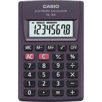 Calculadora de Bolso Casio HL-4A 8 Dígitos Preta Calculadora de Bolso Casio HL-4A 8 Dígitos Preta