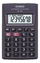 Calculadora de Bolso Casio HL-4A-W4-DP Preto