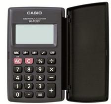 Calculadora de Bolso Casio Hl-820Lv-Bk-S4-Dh Preta 8 Díg com Tampa