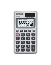 Calculadora de bolso Casio HS-8VA LCD de 8 dígitos alimentada por energia solar