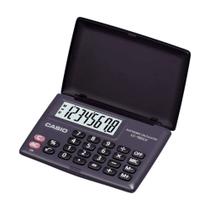 Calculadora de Bolso CASIO LC-160LV Preta com Tampa 8 Dígitos Visor Grande Calculadora Pequena
