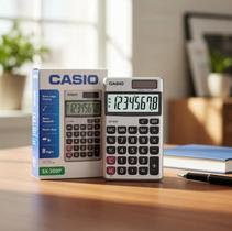 Calculadora De Bolso Casio SX300P 8 Dígitos E Com 6 Funções Prata.