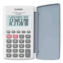 Calculadora De Bolso Com Tampa Casio Hl-820Lv Branca