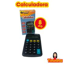 Calculadora de Bolso Eletrônica Digital Com 8 Dígitos Pequena Escolar Escritório - ELITE