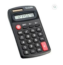 Calculadora De Bolso Elgin CB 1482 com 8 Dígitos com Energia Solar