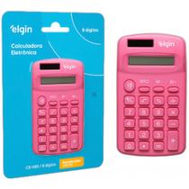Calculadora De Bolso Elgin Cb1485R Rosa