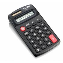 Calculadora De Bolso Elgin Eletrônica Preta 8 Dígitos Cb1485 Calculadora De Bolso Elgin Eletrônica Preta 8 Dígitos Cb1485