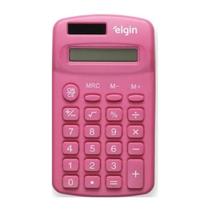Calculadora de Bolso Rosa 8 Dígitos Solar - Elgin 1485R Calculadora de Bolso Rosa 8 Dígitos Solar - Elgin 1485R